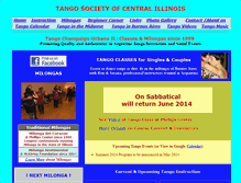 Tablet Screenshot of centraltango.com